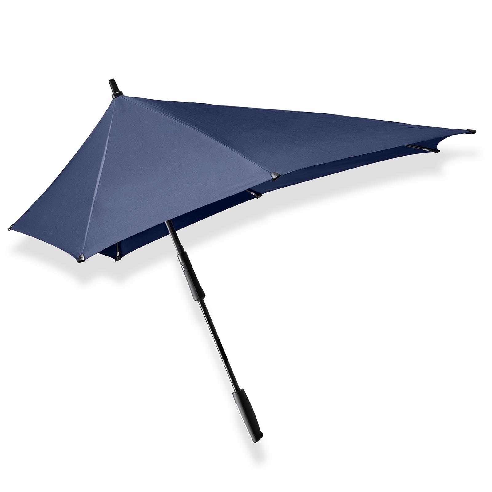 Wafel ontsnappen succes Blauwe lange paraplu XXL kopen? senz° XXL midnight blue